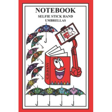 Imagem de NOTEBOOK SELFIE STICK HAND UMBRELLAS