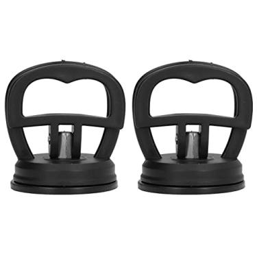 Imagem de Rodo de vidro, 2 peças extrator de ventosa grande puxador de fivela de mão, fivela manual, levantador para cerâmica carro telefone ferramenta de desmontagem extrator de copos vermelhos, azulejos L, e