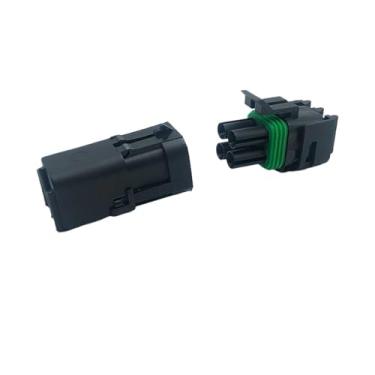 Imagem de 1 Conjunto De 4 Pinos Com Vedação Aprimorada, Cabo Elétrico, Conector De Chicote De Fio, 2,5 Mm, Fêmea, Macho, Soquete 12015798 12015024(Female and Male)