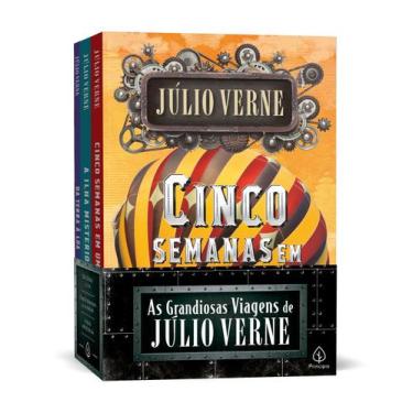 Imagem de As Grandiosas Viagens de Júlio Verne Box Com 3 Volumes - Principis
