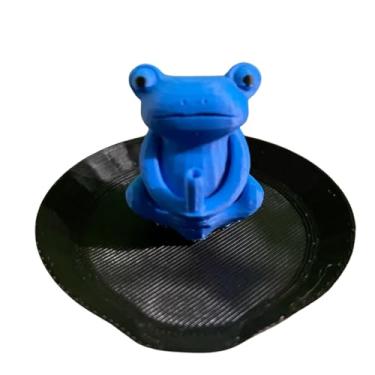 Imagem de Porta-Incenso Zen Frog (Azul)