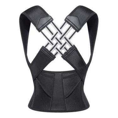 Imagem de Corretor Postura Colete Alinhador Coluna Masculino Feminino - Alwy