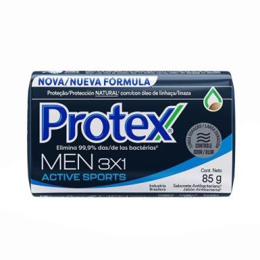 Imagem de Sabonete Protex For Men 3x1 Active Sports 85g - Embalagem com 12 Unida