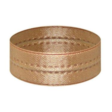 Imagem de 20m Fita Camada Dupla Cetim c/ ARAME no meio 1cm larg x 20m - Fitas e 