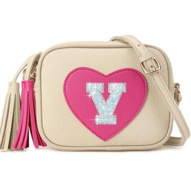 Imagem de OYLOLA Presentes para meninas de 3, 4, 5, 6, 7, 8 anos, presente de aniversário, bolsa infantil para meninas, presentes para meninas, Bege, V