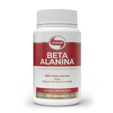 Imagem de Beta Alanina 100% Pura - vegana sem sabor 240 Caps - Vitafor