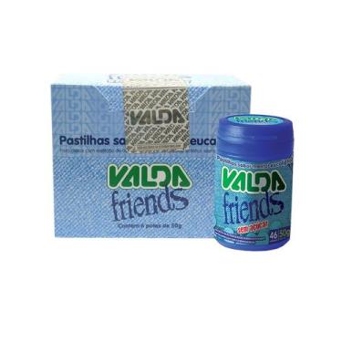 Imagem de Pastilhas sabor Mentol Zero Friends Display com 6 Potes de 50g - Valda