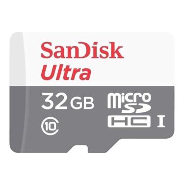 Imagem de Cartão De Memória Sandisk Sdsqunb-032g-gn3ma Ultra Com Adaptador Sd 32gb