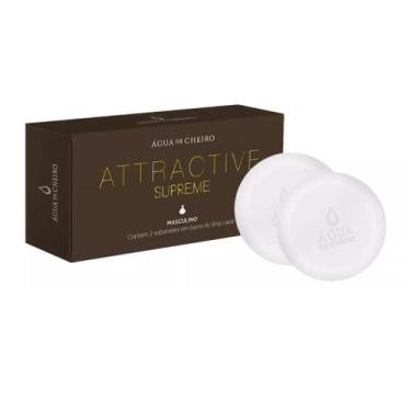Imagem de Sabonete Em Barra Attractive Supreme Masculino Duas Unidades - Delikad