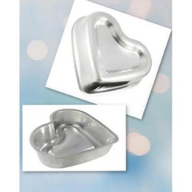 Imagem de Kit Com 2 Formas Coração Ballerine 26cm **grande** - Lima Formas