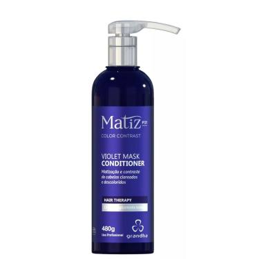 Imagem de Grandha Matizador Condicionador Cabelo Grisalho Loiro 480ml