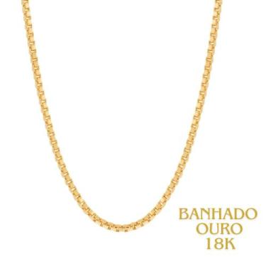 Imagem de Cordão Rommanel Veneziana Clássico Feminino Banhado A Ouro 18k 5313126