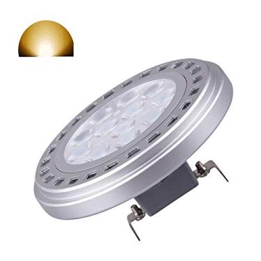 Imagem de QLEE Lâmpada Refletora Led Ar111 G53 Spotlight 15W Ângulo De Visão De 30° Luz Branca Quente 3000K Smd 15Leds Ac Dc 12V Holofote Luz De Trilho 1500Lm Lâmpada Halógena Incandescente De Substituição 1