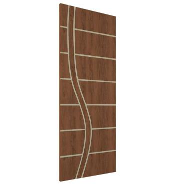 Imagem de Kit 4 Portas De Madeira Frisada U.V  210cm x 90cm - R70SS