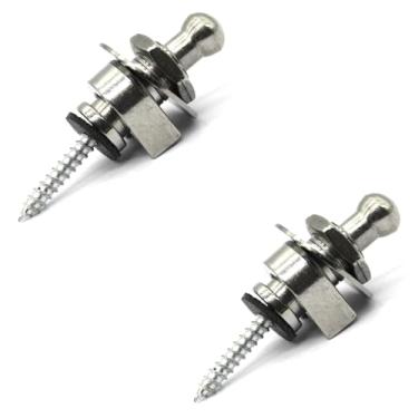 Imagem de MXP, 2 Roldana trava Straplock cromad guitarra violao MXP STLK050