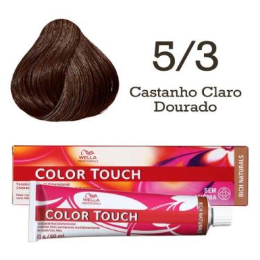 Imagem de Tonalizante Color Touch 5/3 Castanho Claro Dourado  Wella Professional