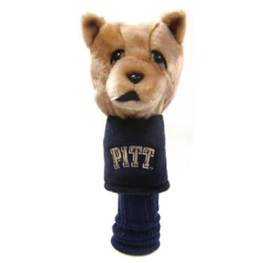 Imagem de Team Golf Capa de cabeça de mascote NCAA Pittsburgh Panthers Mascote Golf Club, serve para a maioria dos motoristas grandes, meia extra longa para proteção do eixo, produto oficialmente licenciado