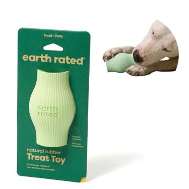 Imagem de Earth Rated Brinquedos dispensadores de petiscos para cães, brinquedos de borracha natural para cães para tédio e estimulação, seguros para lava-louças e freezer, pequenos