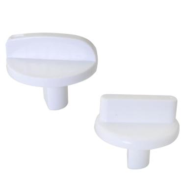 Imagem de CHENJIN 2 peças de botão de termostato de geladeira 27 mm 30 mm cada interruptor de ajuste de temperatura tampa de botão rotativo acessórios para interruptor de ajuste de temperatura mini geladeira