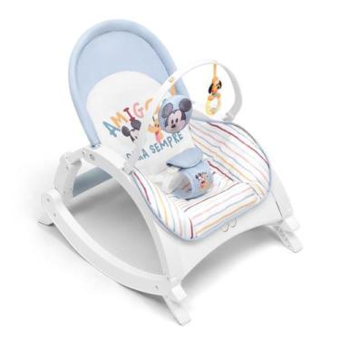 Imagem de Cadeira De Descanso E Balanço Bebê Musical Mickey Multikids