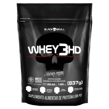 Imagem de Whey 3HD (WPC, WPI E WPH) - 837g - Black Skull Refil Whey 3HD Chocolate 837g