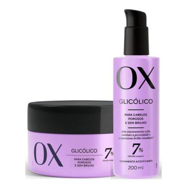 Imagem de Kit Ox Glicólico Tratamento Acidificante  Máscara 300g - OX COSMÉTICOS