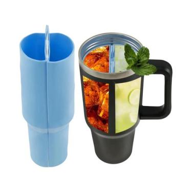 Imagem de Separador De Bebidas De Silicone Para Copo Stanley De 40 Oz, Divisória