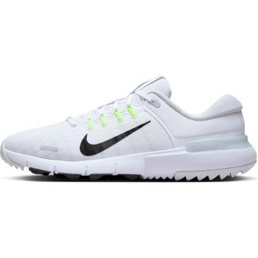Imagem de Nike Tênis masculino Free Golf NN, Branco/preto/platina pura/cinza lobo, 42