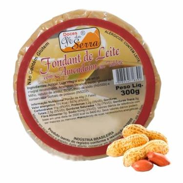 Imagem de Doce de Leite de Minas Gerais Fondant de Leite com Amendoim em Tablete 300g