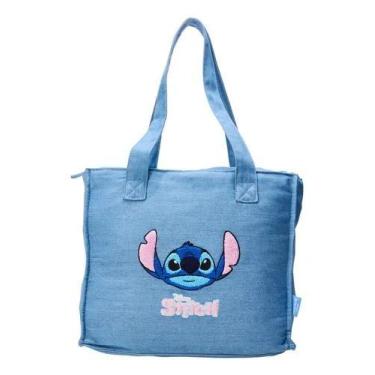 Imagem de Bolsa Stitch Feminina Jeans Sintética - Luxcel