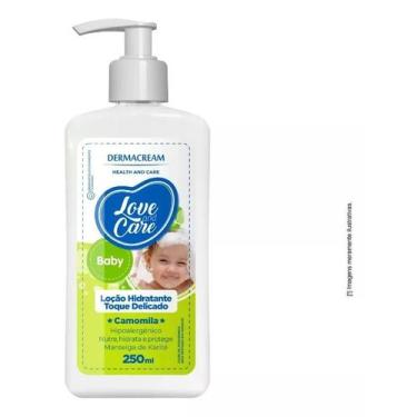 Imagem de Creme loção Hidratante Love and Care Baby 250ml - Dermacream, verde - 