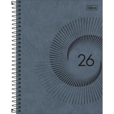 Imagem de Planner SEMANAL, executivo, Prátika 2026 Espiral 17,7 x 24 cm- Azul