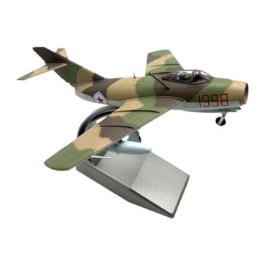 Imagem de Milageto 1:72 Modelo de avião de caça simulado com suporte de exibição Decoração de mesa Avião de caça de ataque Modelo de brinquedo a jato para prateleira de