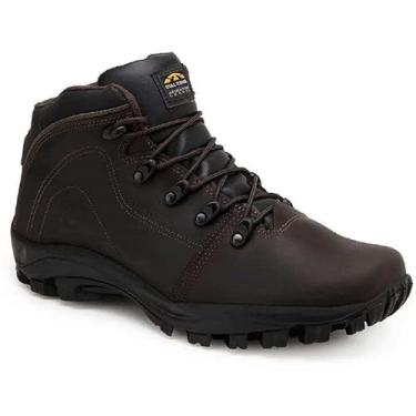 Imagem de Bota Bull Terrier Masculina Fox Terrier II Marrom Couro - 42