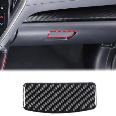 Imagem de Aunginsy Adesivo Co-Pilot para caixa de luvas compatível com Subaru Crosstrek 2024 2025 console central de carro porta-luvas de passageiro alça fivela painel decorativo acessórios de capa