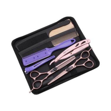 Imagem de Tesoura De Cabeleireiro Profissional De 6 Polegadas, Tesoura De Desbas