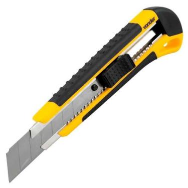 Imagem de KIT Estilete 25 mm Emborrachado Profissional - 3 Un - VONDER