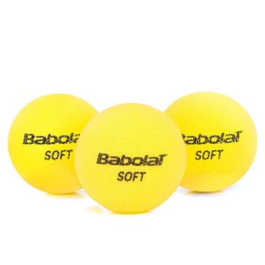 Imagem de Bola de Tênis Babolat Infantil Soft Foam Iniciação - Pacote com 03 Unidades