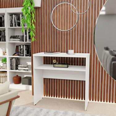 Imagem de Aparador Buffet Balcão Sala De Estar Escritório 90x42cm Netmobil