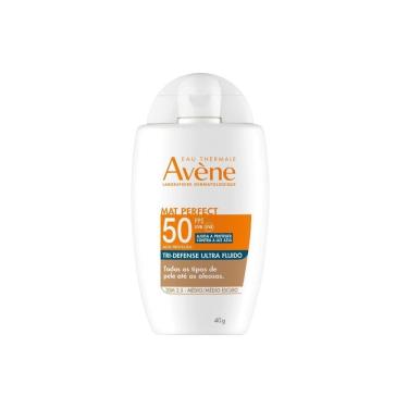 Imagem de Protetor Solar Tri-Defense Ultra Fluido Avene Mat Perfect N50 Tom 2.5 Medio Escuro 40G