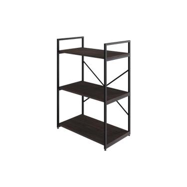 Imagem de Estante C/03 Prateleiras 84x60x33cm Yon Terracota/ Terracota/