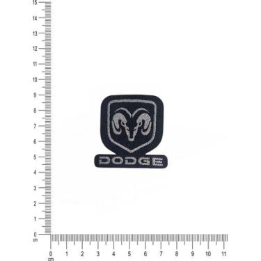 Imagem de Adesivo de Chapéu Country Dodge Branco e Preto - Vivace Country, Taman