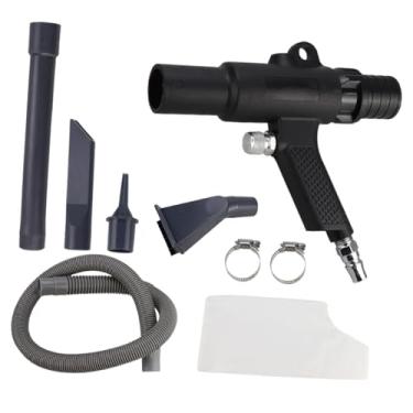 Imagem de YWMJZEU Kit Aspirador de Pó Pneumático, Soprador E Aspirador de Pó 2 em 1, Função Portátil, Espanador de Ar Comprimido para Máquinas de Fábrica de Pó