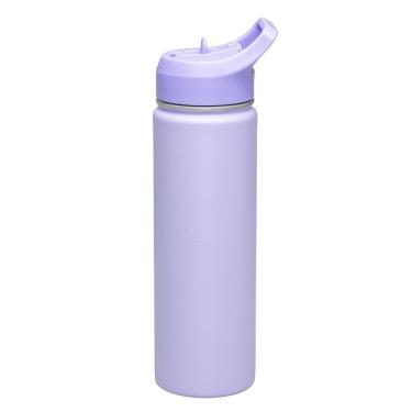 Imagem de Garrafa Térmica Tramontina 650 ml Lilas com Canudo