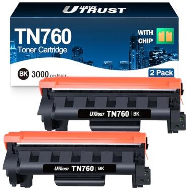 Imagem de Cartucho de toner TN760 de substituição para Brother TN760 TN-760 TN730 TN-730 Toner preto para impressora HL-L2350DW HL-L2370DW HL-L2395DW MFC-L2710DW MFC-L2750DW DCP-L2550DW (pacote com 2)