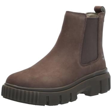 Imagem de Timberland Bota feminina Greyfield Chelsea, Nobuck marrom médio, 39