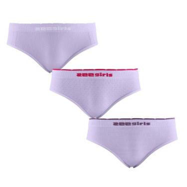 Imagem de Kit 3 peças Calcinha Tanga Infantil Sem Costura Zee Rucci, P