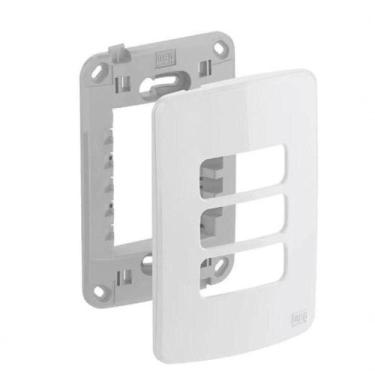 Imagem de Placa Suporte 4X2 3 Posições Branco Composé - WEG