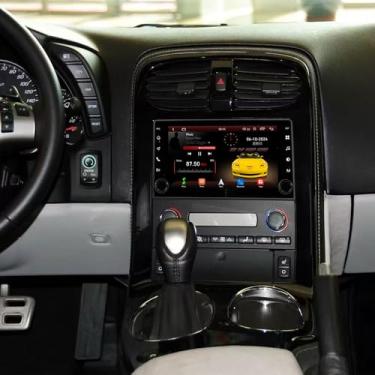 Imagem de Rádio veicular de 17 cm para Chevrolet Corvette C6 2003-2009 Android Auto Stereo Multimedia Player GPS Navigation Head Unit Upgrade Multimedia Player