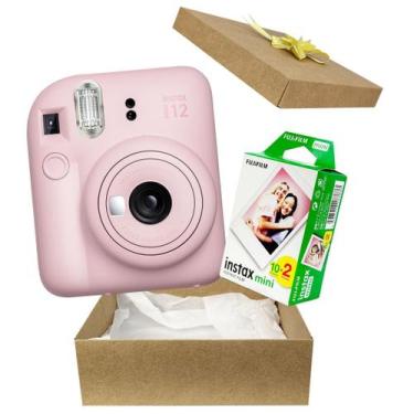 Imagem de Kit Presente Câmera Instantânea Instax Mini 12 Com 20 Fotos ROSA - fuj